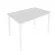 Стол письменный на металлокаркасе SLIM SYSTEM С.СП-4 Серый-Белый_237050