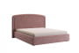 Кровать 1.6 Сильва 2 с основанием ZO.KM1.6-18 пудра (велюр)_363203