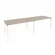 Рабочая станция на П-образном м/к ONIX O.MP-RS-2.3.8 Дуб Аттик/Белый_240150