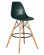 Стул барный DOBRIN DSW BAR Темно-зеленый G-13_229043