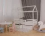 Кровать-домик RooRoom кд-3 с ящиками Белый_142744
